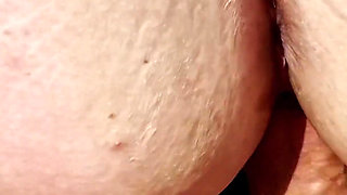 Babe Gives Sloppy Blowjob and Gets Fucked Doggystyle Outdoors at the Pool - so Risky - Did the Neighbours Hear Us