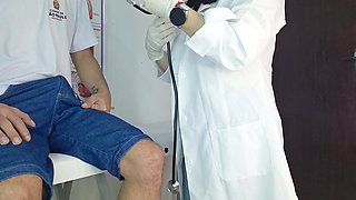 University Emergency: Nurse Examines Student with Persistent Erection