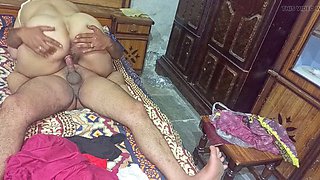 Horny wife Lubnawife gets frisky in the kitchen with plenty of action