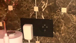 Merry Christmas! New Year's Eve Pissing Compilation! Yellow Urine and Dirty Pads! Female POV!