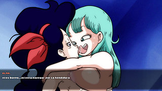 Bulma's Quest for the Ballz - The Lesbian Scene of Bulma and Lunch - Bulma x Lunch