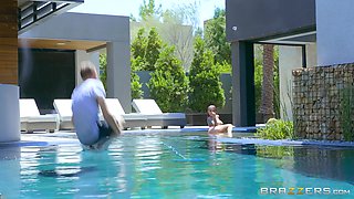 Pornstar In The Pool With Monique Alexander, Danny D - Brazzers