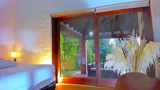 Blonde and brunette lesbians licking and sucking pussy