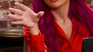 Sure Boss I’ll Do Everything for You - Big Tits Lesbian Fucks Nerdy Secretary