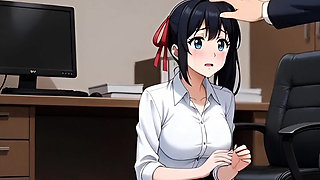 Hentai 2026, secretary firmly attached to the office by the director