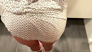 Fucking in the bathroom wife wants it from behind