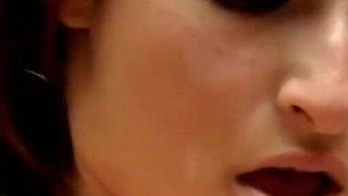 Hot Slutty Girl with Big Tits Masturbates Her Clit with Vibrator and Pussy with Dildo