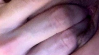 Wet tattooed raven babe Sahron with big boobs masturbates