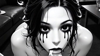 Hentai anime - My friend's husband spread my legs and me