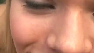 18 Year Old Teen Blonde Sucks 2 Cocks and Swallows Cum