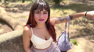 Sneaky Cheating Slutty Stranger From the Park Seduces Me for a Massive Creampie While My Wife Is Away