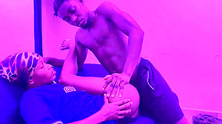 Black Cock Stretch Ebony Pussy