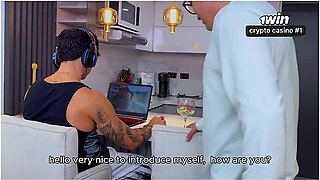 Milf Gets Drilled By The Big Dick Of The Instructor Of Her Stepson, Big Tits Brunete With Big Ass Rides Wildly A Big Cock - Silvana Lee And Zack Whiter