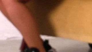 Still Inside - Dangling Nylons in Sneakers