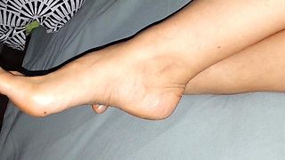 Blonde Mature Wife Enjoys Foot Worship and Sex