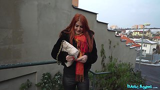 Erik Everhard's Redhead Passion with a Bubble Butt in Public