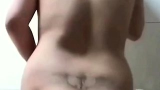 Amateur striptease and Solo masturbation