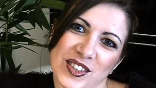 Beautiful French Brunette in Casting