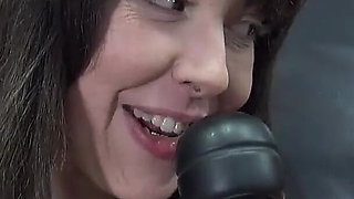 All Natural Brunette Getting Her Trimmed Twat Extra Moist