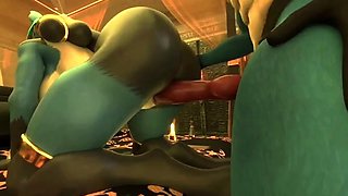 BIG CUMpilation of LUCARIO PMV