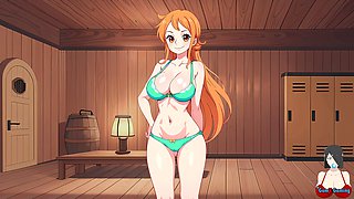 Anime hentai, one piece nami, hentai nami