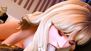 Sabrina being a public slut - fortnite animation