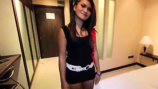 NAUGHTY FILIPINA loves LICKING her visitor's balls