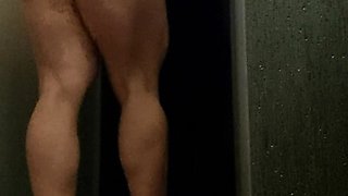 Small titted blond stunner Sarah Peachez masturbating