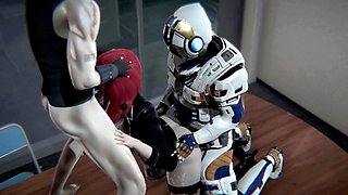 Robot sex 3d, 3d, 3d animation robot