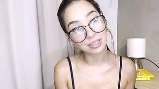 Naughty Teen Boss Masturbates on Webcam for You