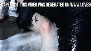 Busty Goth Rough Pounding On Icy Beach (AI)