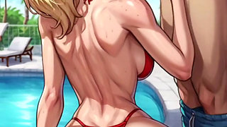 Hentai anime - My friend is sad and I give him the ass to fuck me and feel better