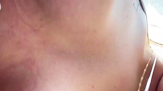 Hot amateur blonde pregnant toying her pussy solo