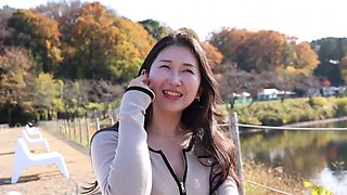 336KNB-306　【秘境の人妻】黒髪ロングでのほんわかとしていますが、全員からヤりたいオーラが溢れる奥さんwww