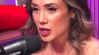 Young Latina with Perfect Body and Curly Hair Giving Dirty Talk