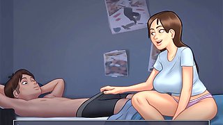 Steamy summer saga with wild cartoon sex tales