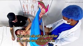 Hot Brazilian Wife Gets Fucked Hard by Gynecologist in Doggy Style - Interracial Cheating Taboo