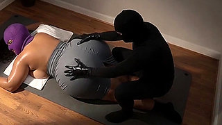 "Sister In Law BBW Secret Oil Massage - Face Down Ass Worship"