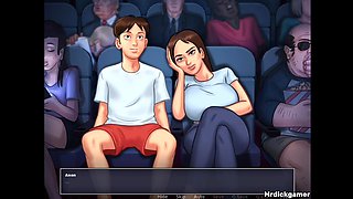 Summertime Saga I Fingured My Stepsister in the Movie and She Just Had a Great Orgasm
