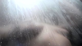 Amateur adorable blonde and brunette girls doing blowjob