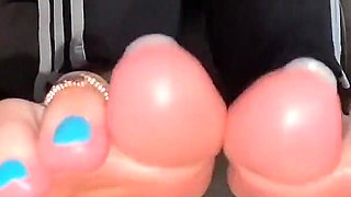 Oily Feet in Your Face POV