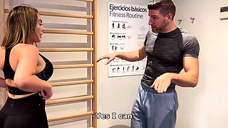 Lucky Gym Personal Trainer Gets to Fuck Mimi Boliviana Hard