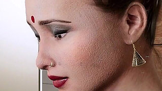 Desi Indian Stepmom Caught Naked in the Bathroom, Fingering Her Pussy