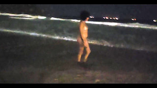 Hottie Walking Naked on the Beach, I Took Her to the Rocks and Fucked Her Until I Came Inside! See the Full Video on Sheer