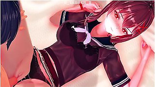 Genshin Impact - Hu Tao In School Uniform Can You Please Her?