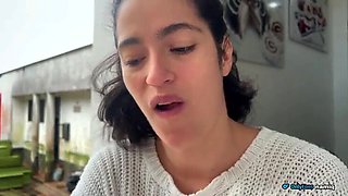 Hot Latina Neighbor Pays For Breakfast With Anal Creampie - NamiQseiiin