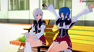 Koneko Sex on the Train - Dxd Ntr Madness Series