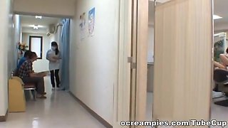 Busty Nurse Gets Felt Up And Fucked In The Dentist´s Office
