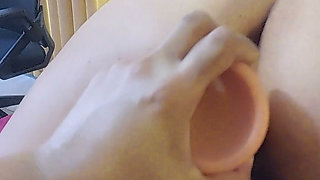I Found My Stepsister Playing Naked with Her Dildo, and I Had to Give Her a Hand