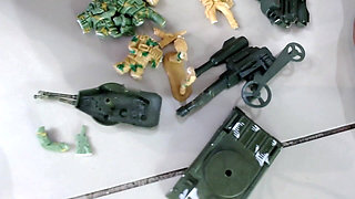 The Tiny Army Battalion Destruction: Boobs Crushed, Chewed to Ruin